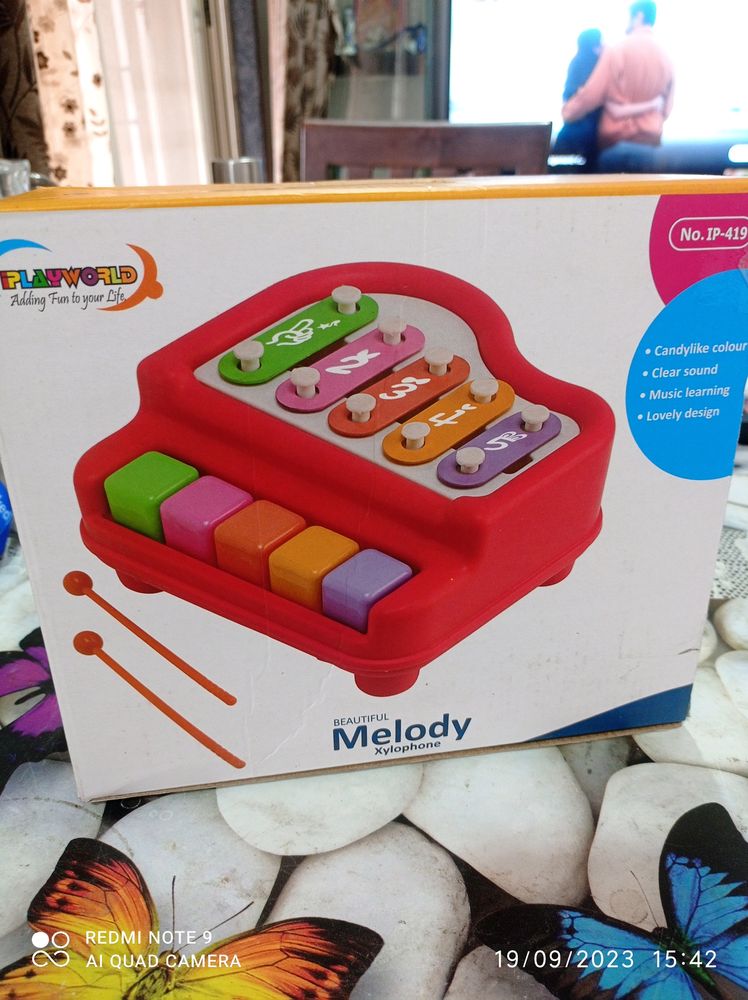 Brand New With price tag and Box Baby Piano And Stacking Ring