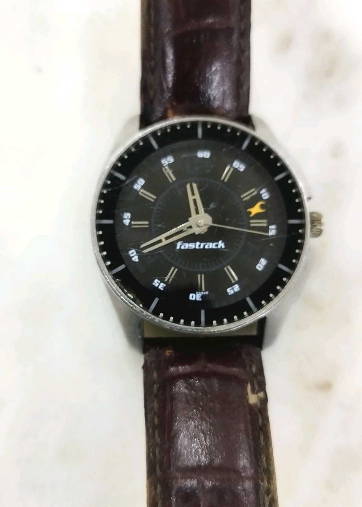 Leather Strap Watch