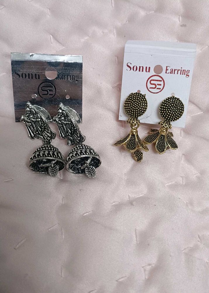 Ethnic Jhumka Combo