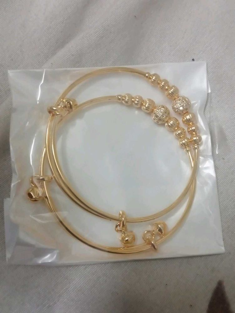 Golden Bangle Set