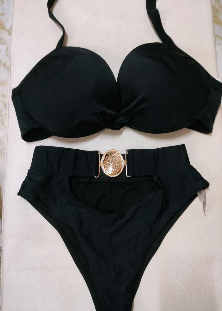 Vintage Black Bikini Set