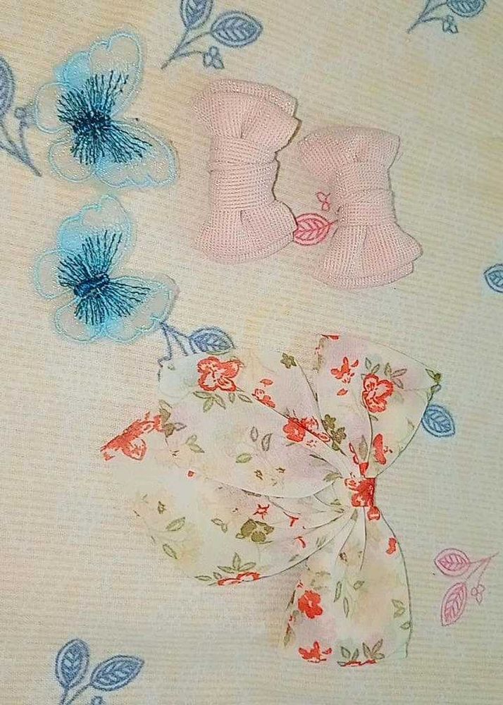 Cute Bow Hair Clips - Set of 3
