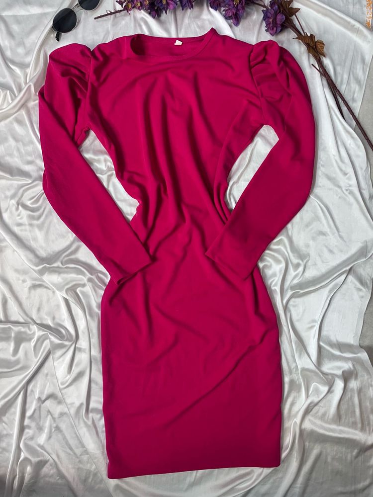 Chic Pink Bodycon Dress