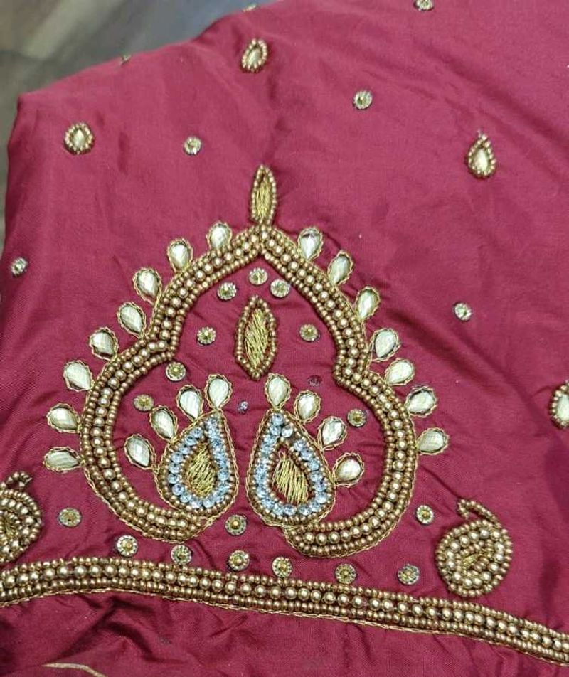 Maggam Work Blouse Piece