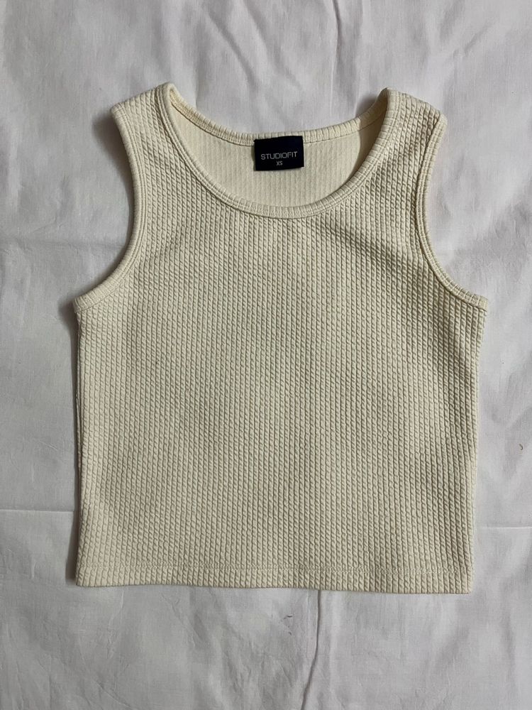 STUDIOFIT Textured Tank Top