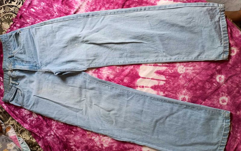 BLUE JEANS WIDE LEG