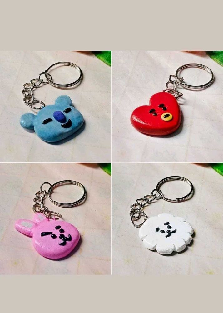 BT21 BTS Kpop Keychains