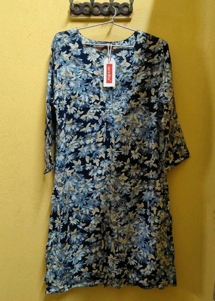 Cute New Floral Print kurta