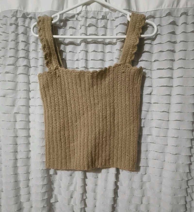 Crochet Knit Tank Top