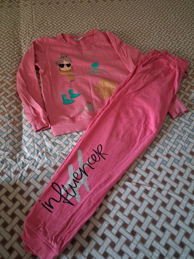 Semi Winter Sweatshirt N Lower Set