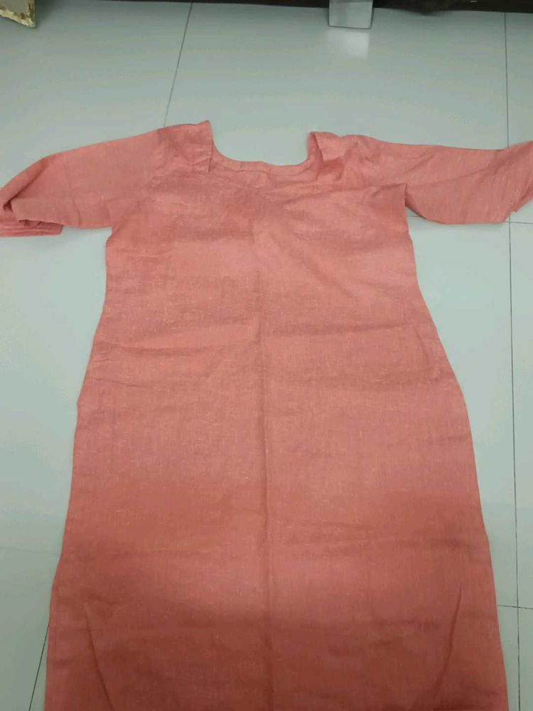 Peach Kurta