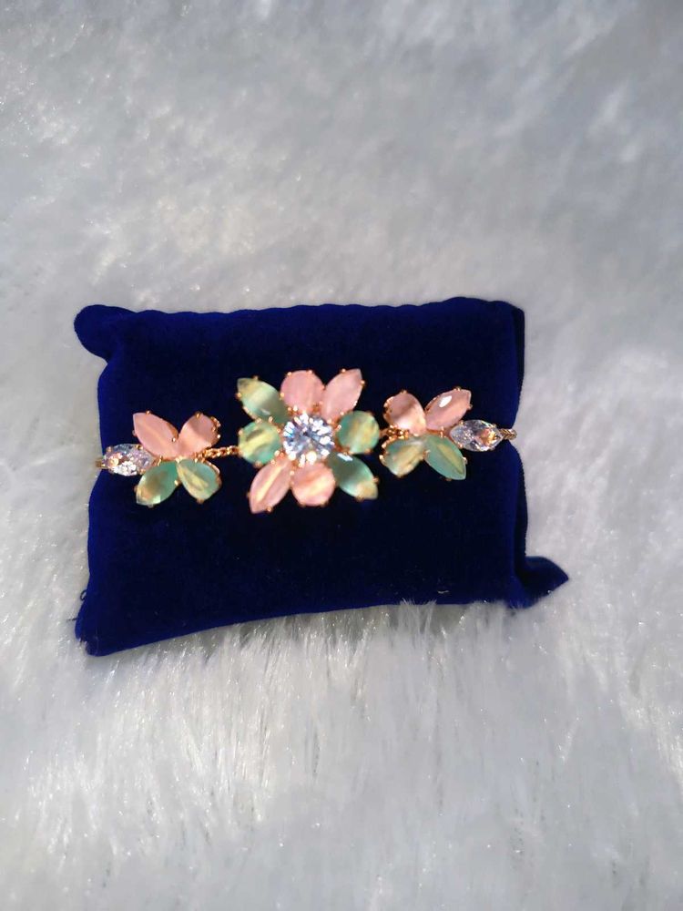 Floral Crystal Bracelet