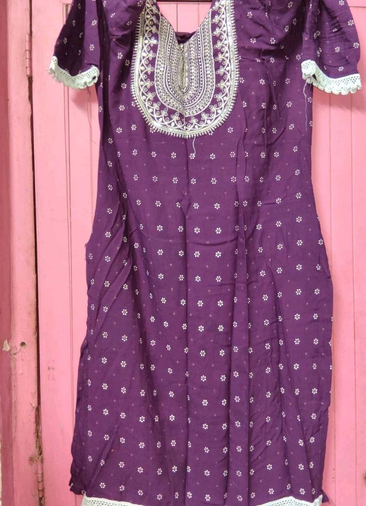 Black Pant &amp; Kurti Set