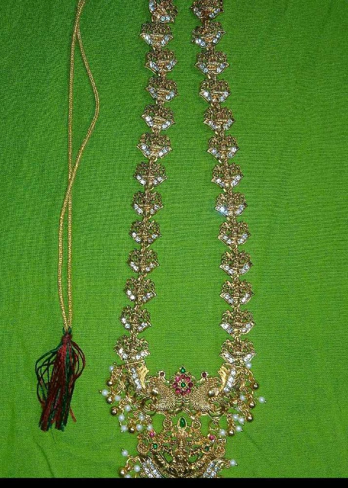 Gold Plated-matte Long Haaram