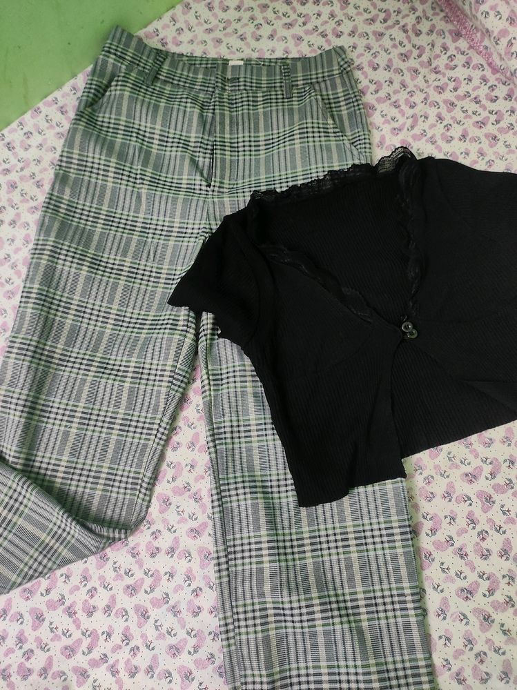 New Formal Checked Pants