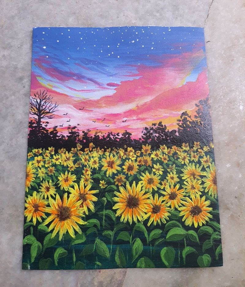 Handmade Acrylic Painting For Home Decor