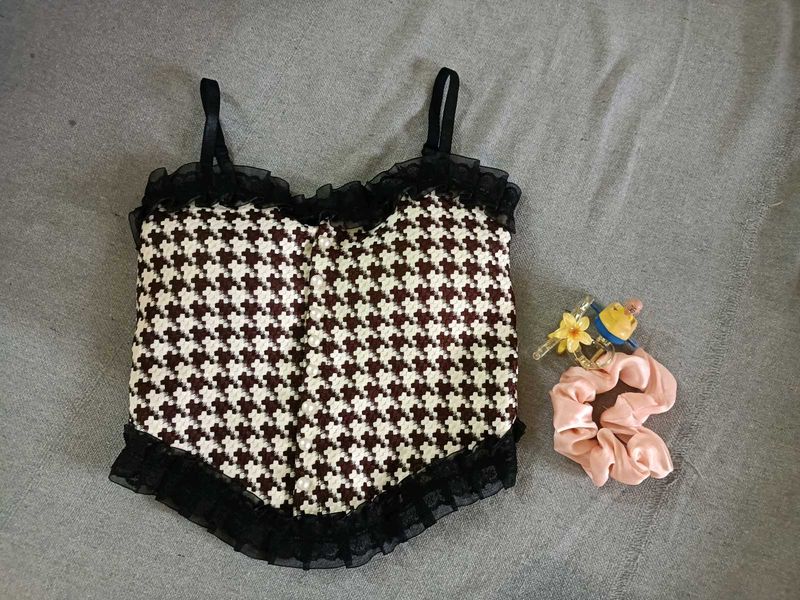Korean cute lace top