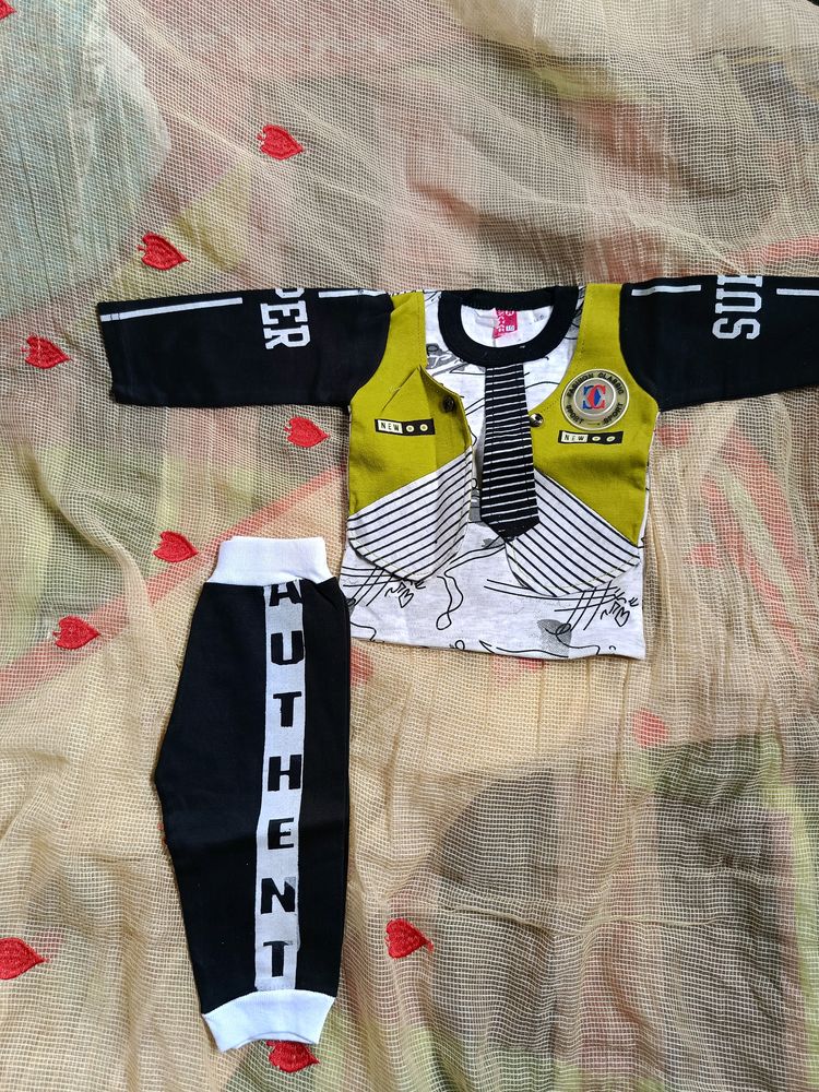 Boys Party Wear Dress Yellow