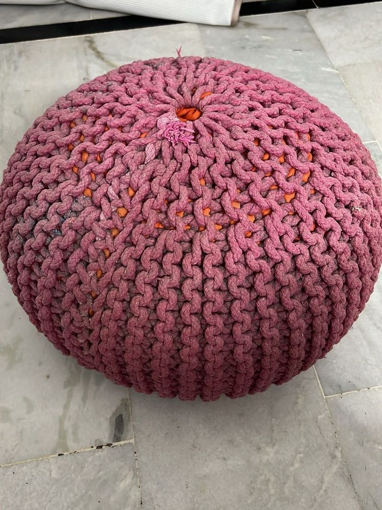 Pink Modern Pouf/Puffy For Living Room