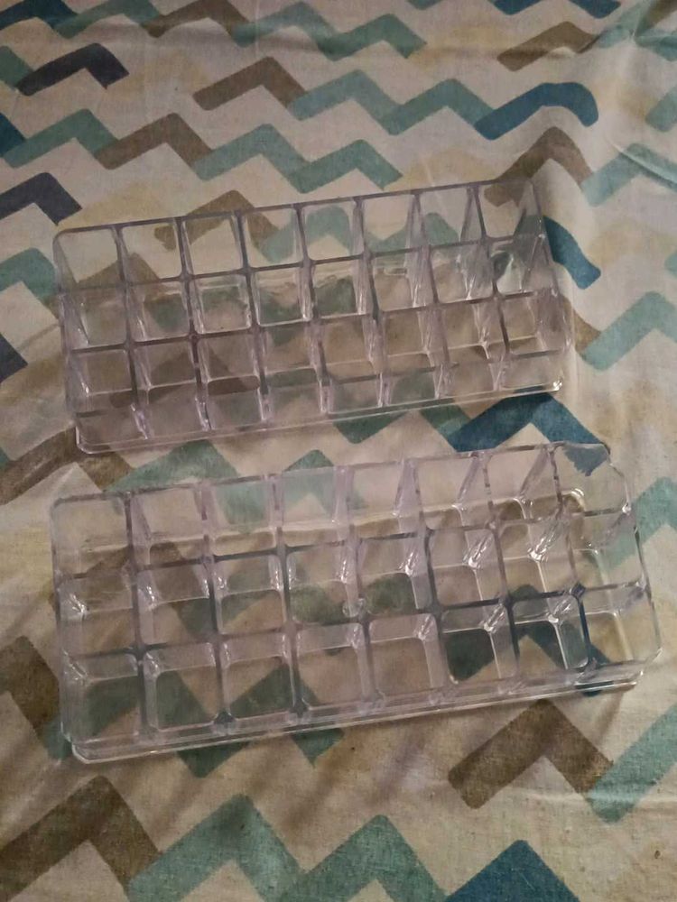 Clear Lipstick Organizers (Set of 2)