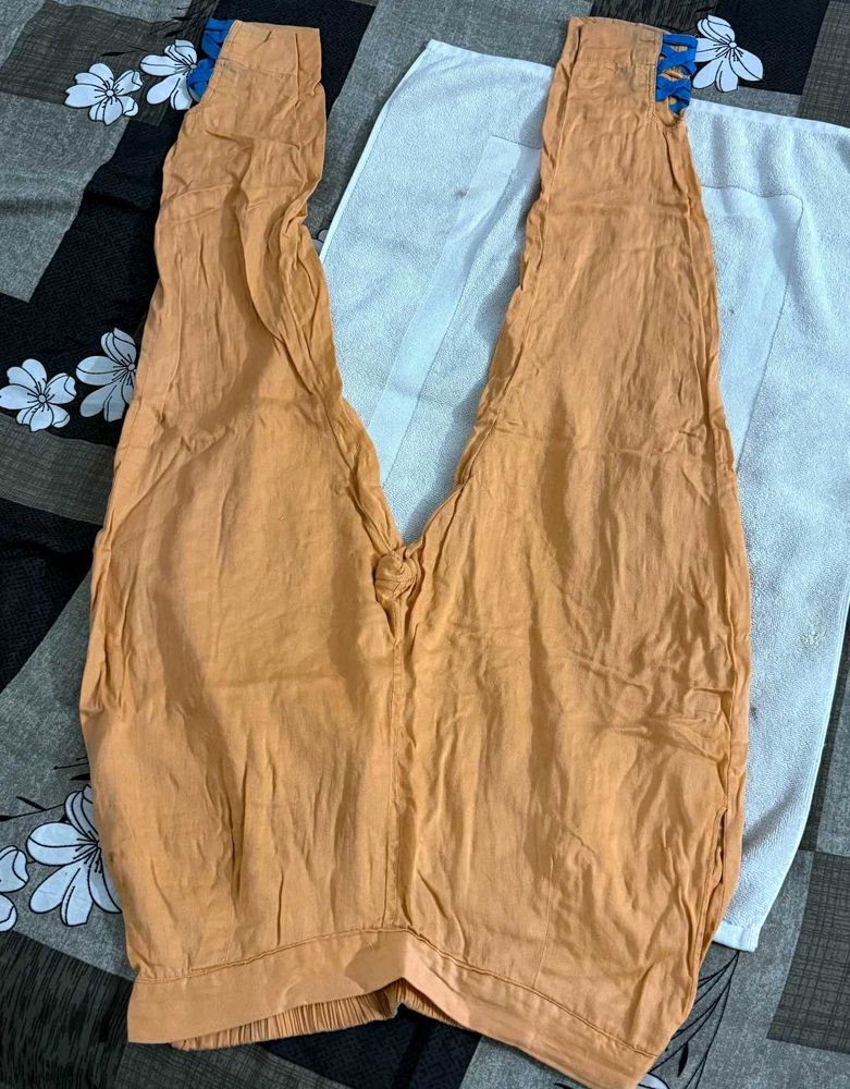 Orange Casual Pant plazo