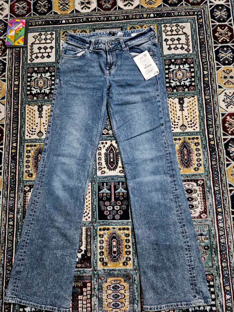 Acid Wash Denim Jeans