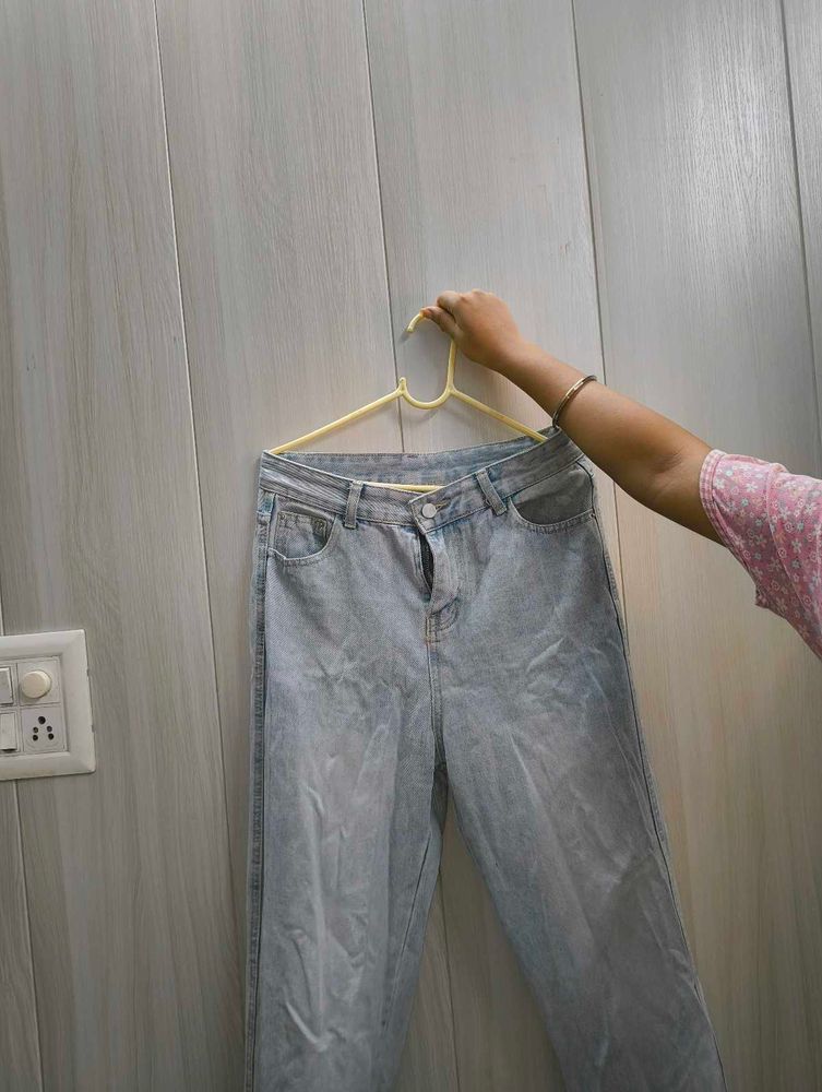 Blue Straight Fit Jeans