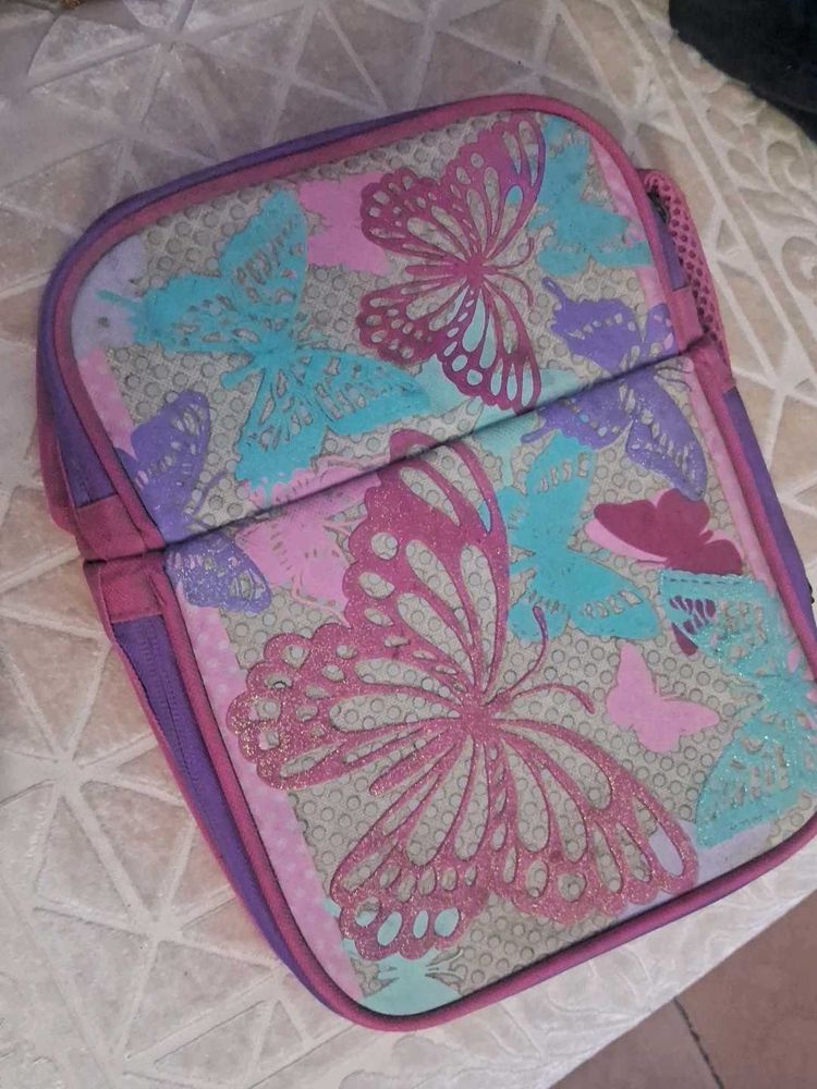 Butterfly Print Lunch Bag