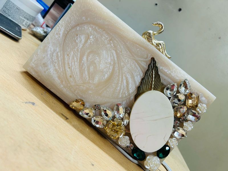 Elegant Beaded Clutch