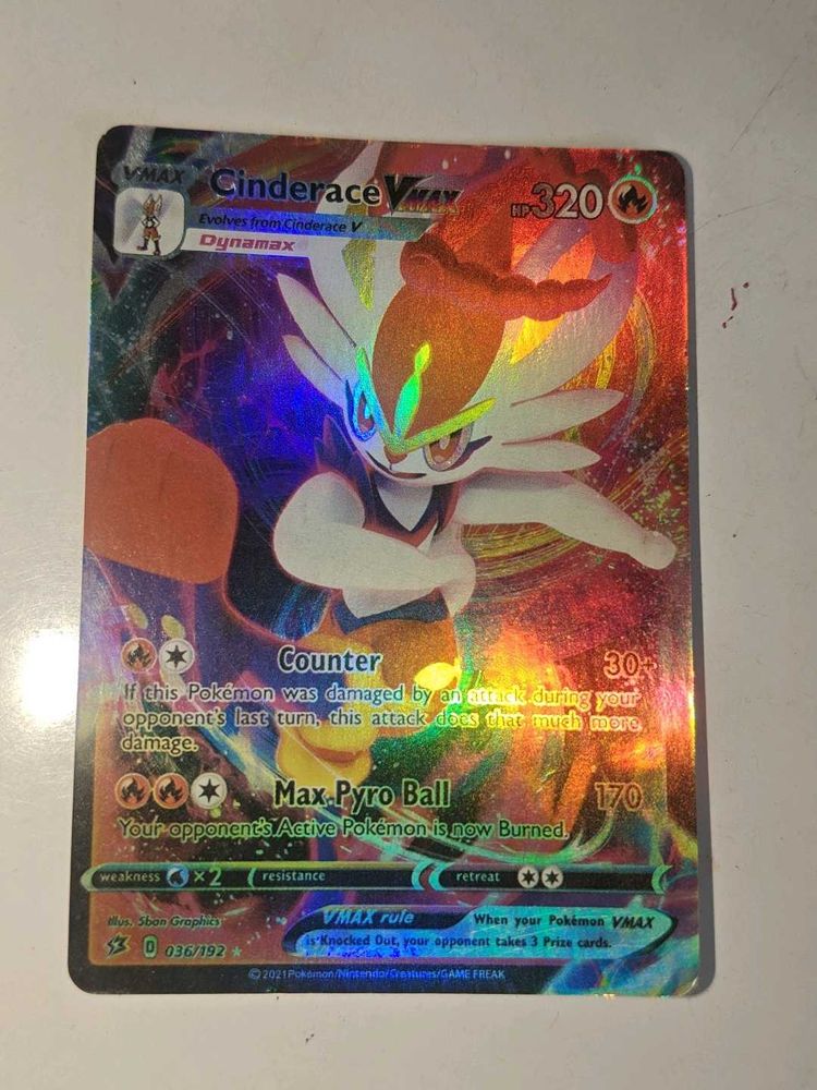 Cinderace VMAX Card