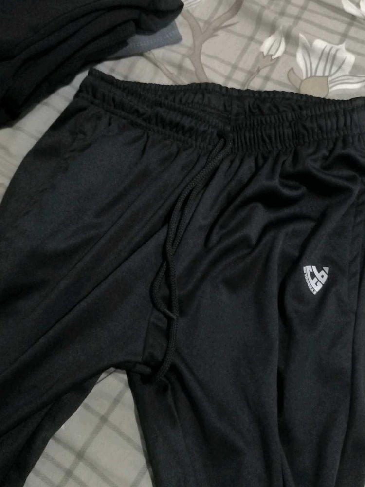 Black Athletic Track Pants