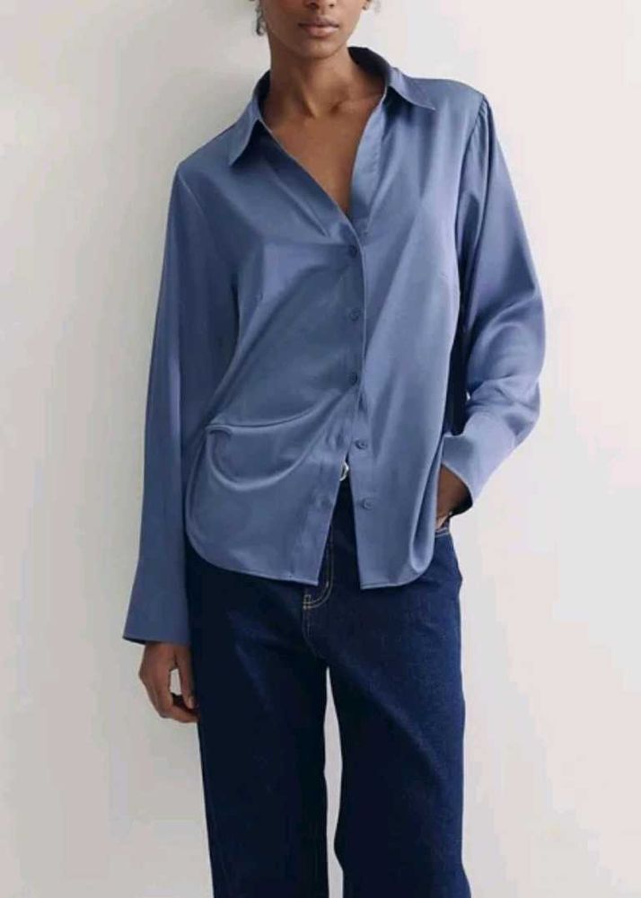 Blue Long Sleeve Shirt