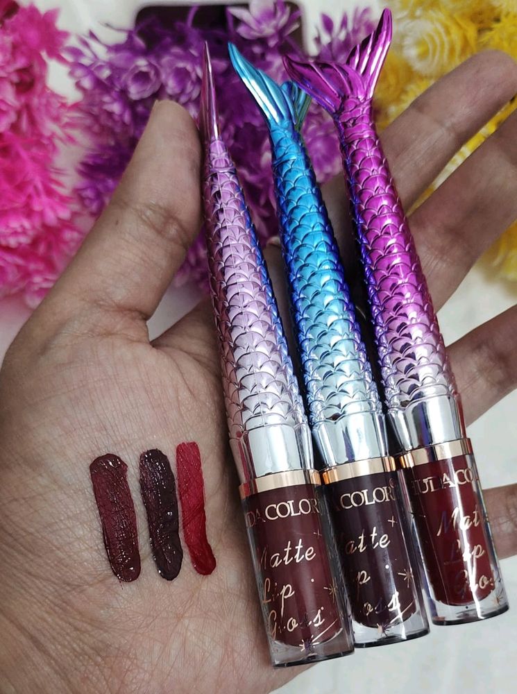 Fish Lipstick Set Of 3..