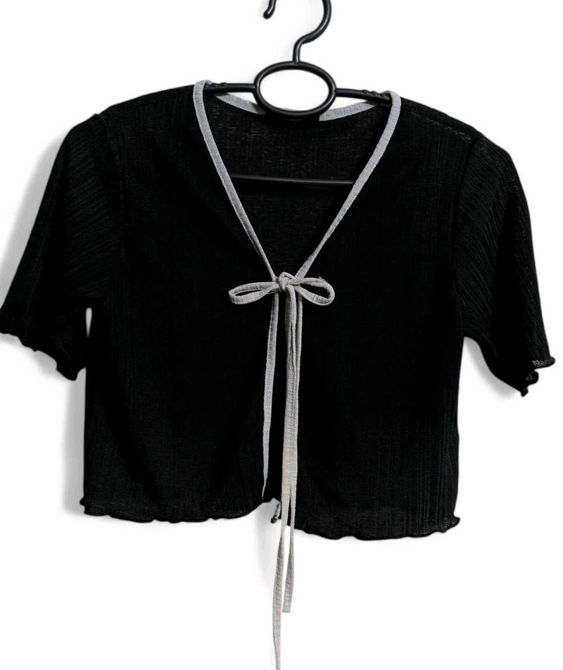 Cute Tie Front Top