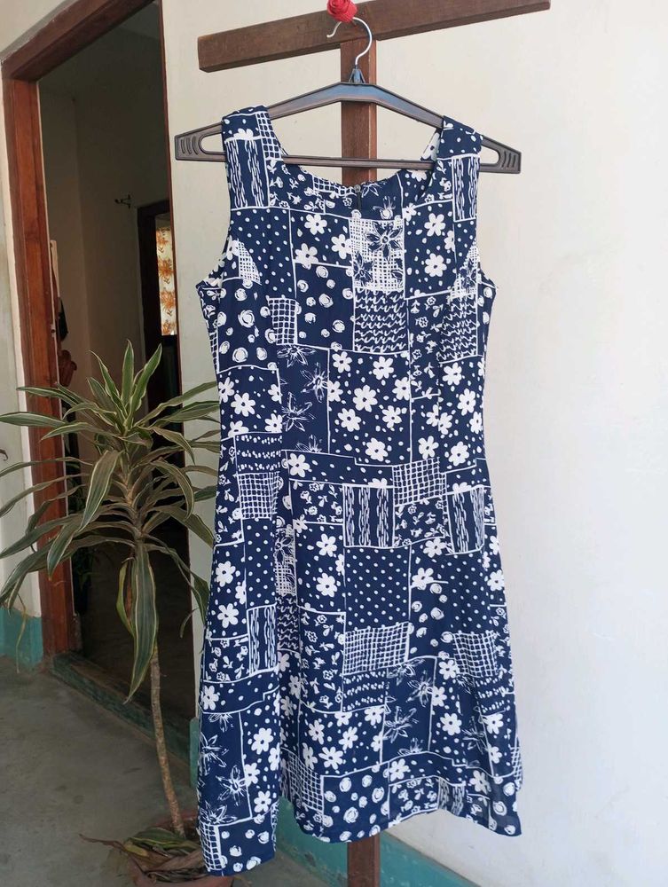 Patchwork Print Dress