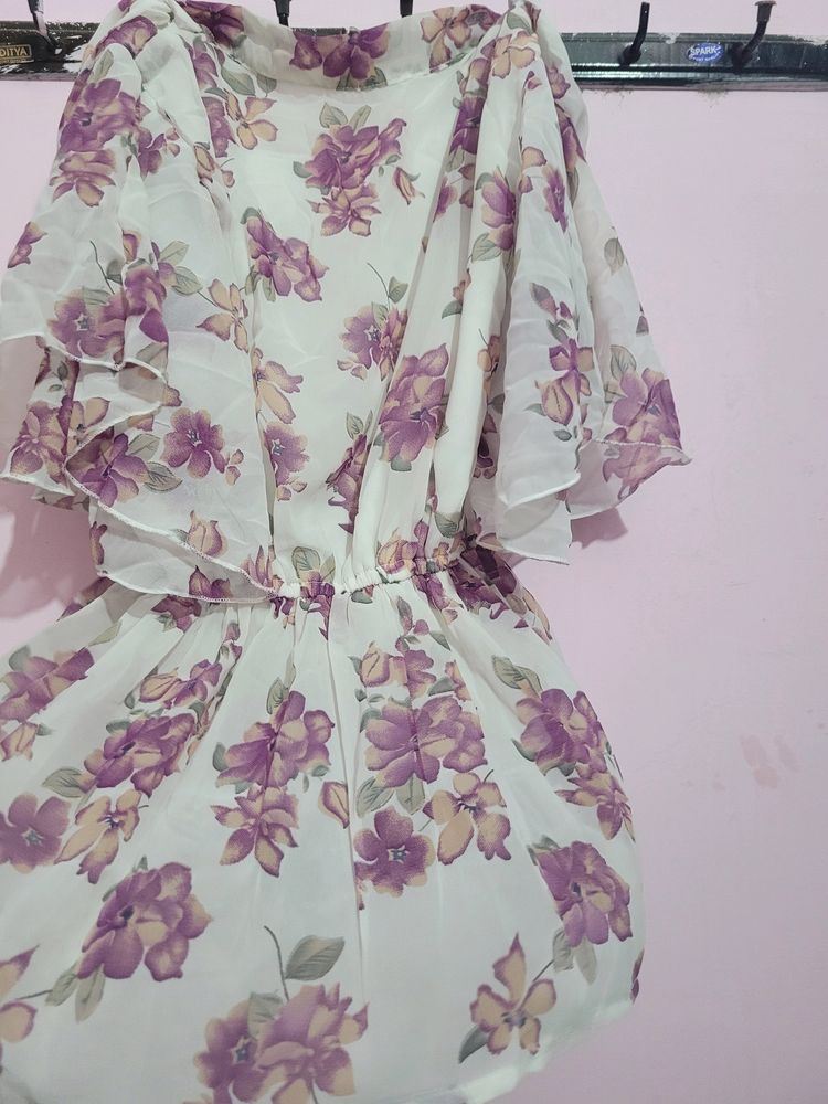 Pink Floral Top