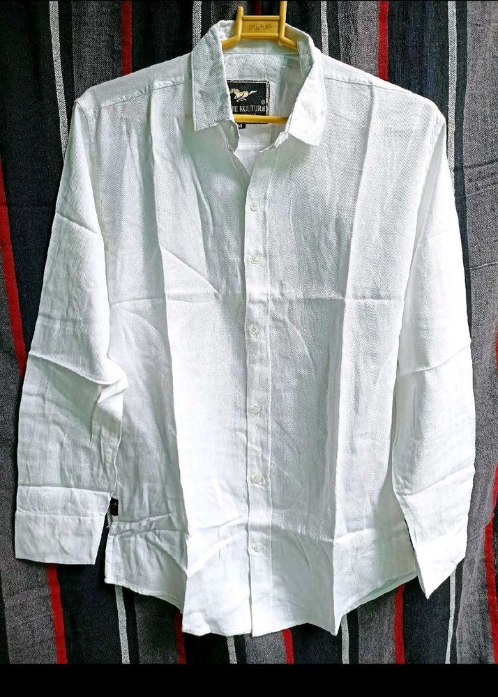 White Button-Down Shirt