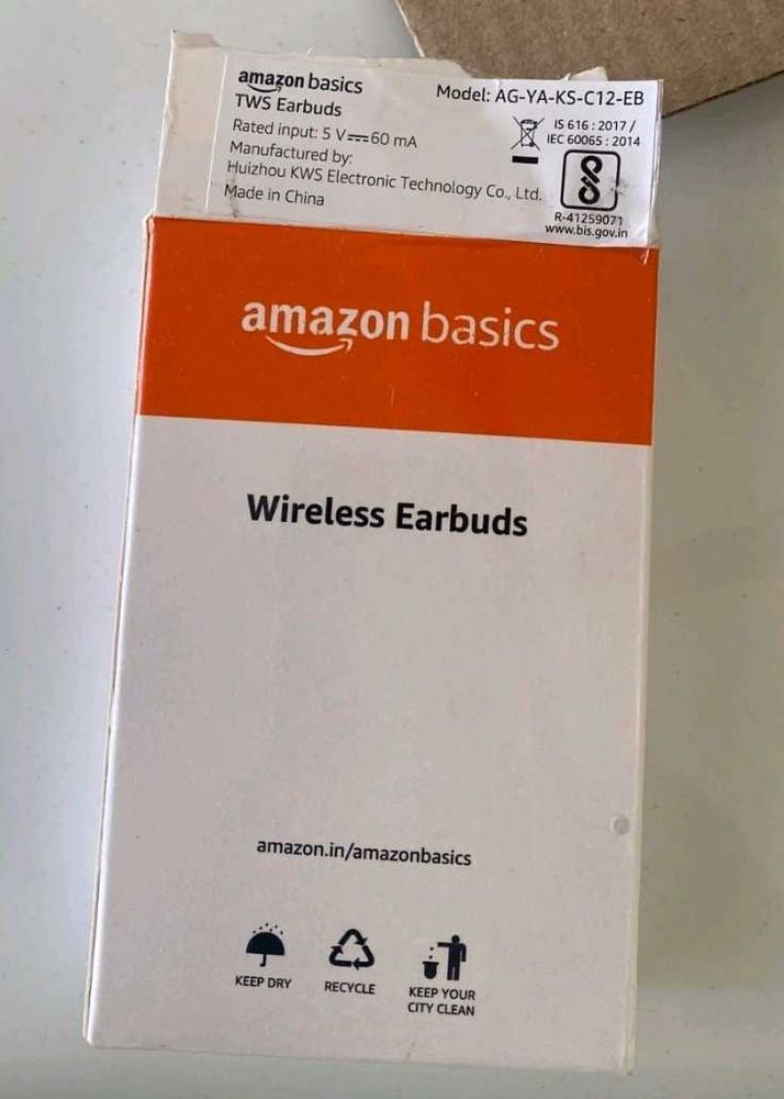 Amazon basics True Wireless in-Ear Earbuds