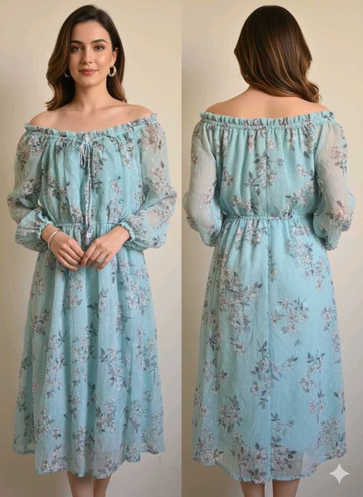 Floral Off-Shoulder Dress