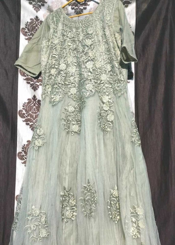 Elegant Embroidered Gown