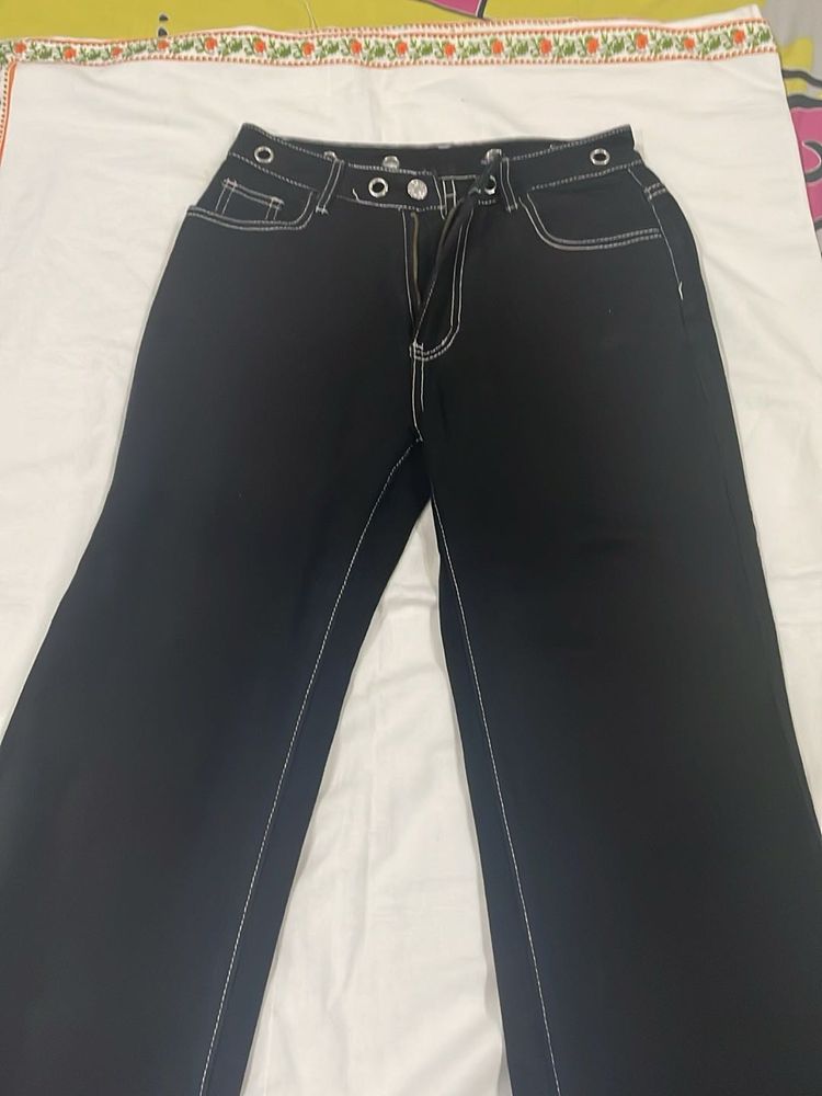 Black Wide Leg Jeans