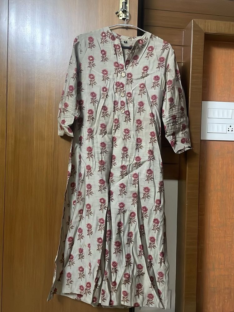 Floral Print Kurta Set