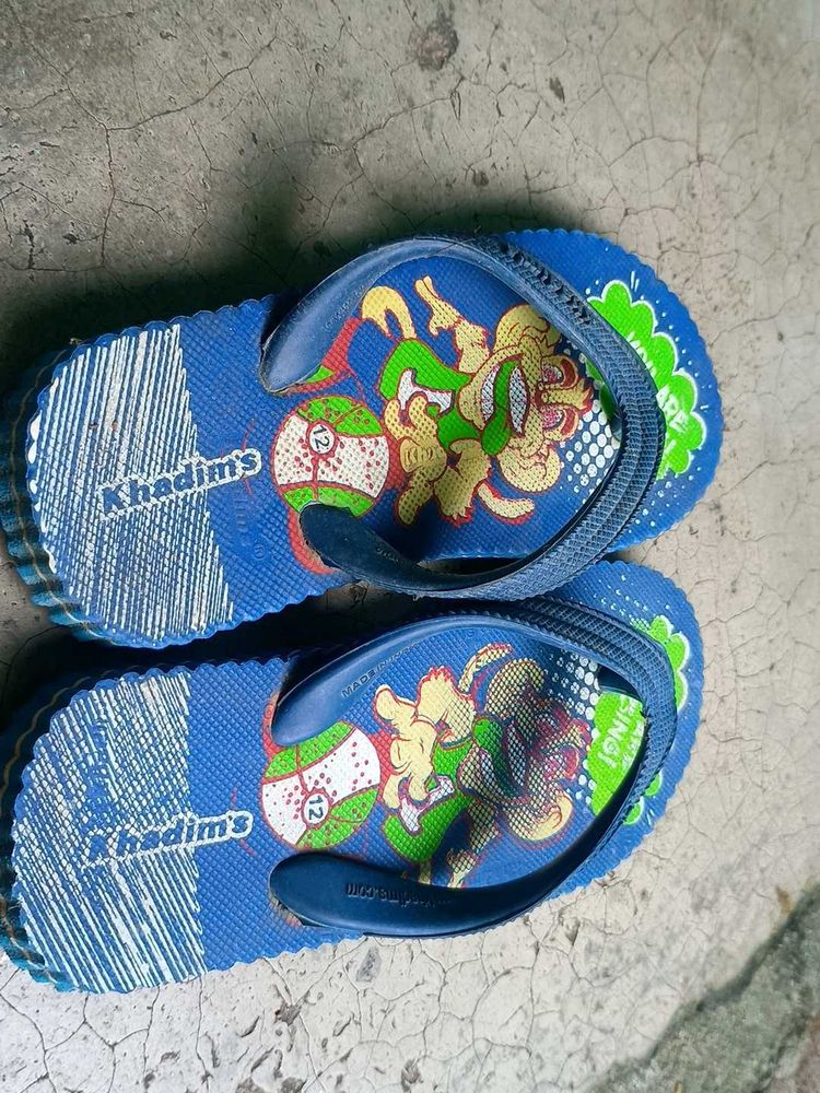 Kids Blue Flip Flops