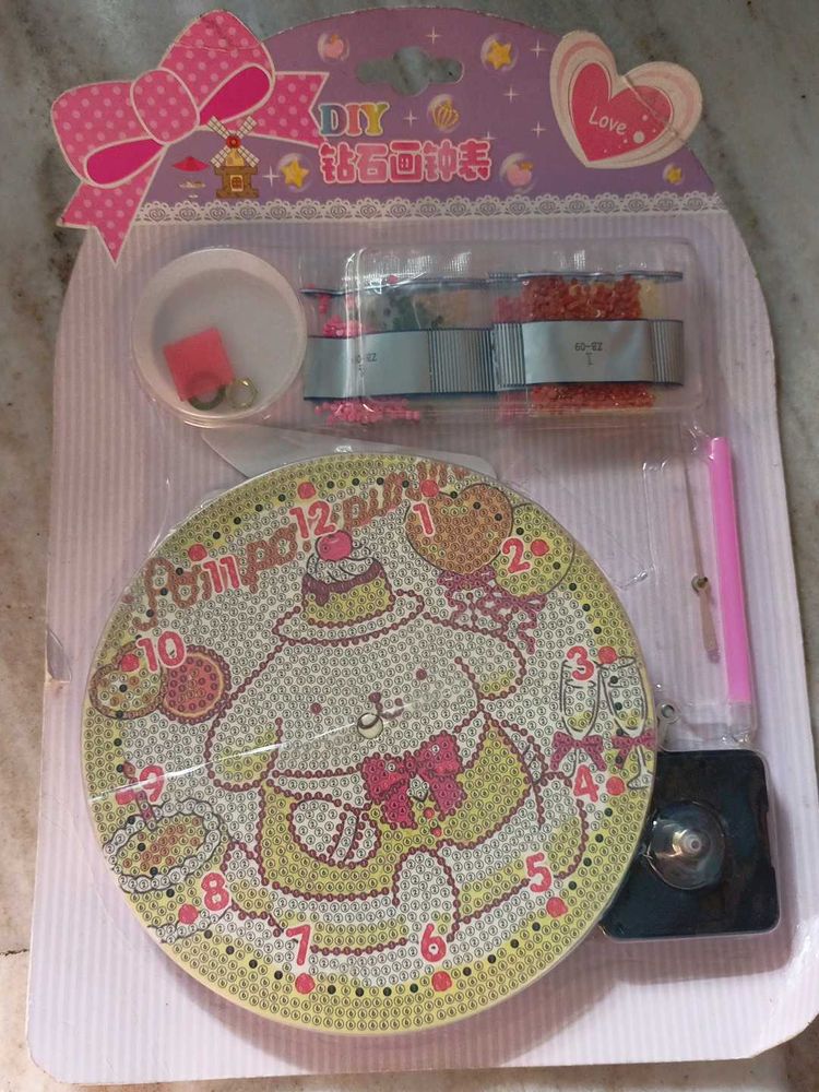 Purin Daimond Kit Clock
