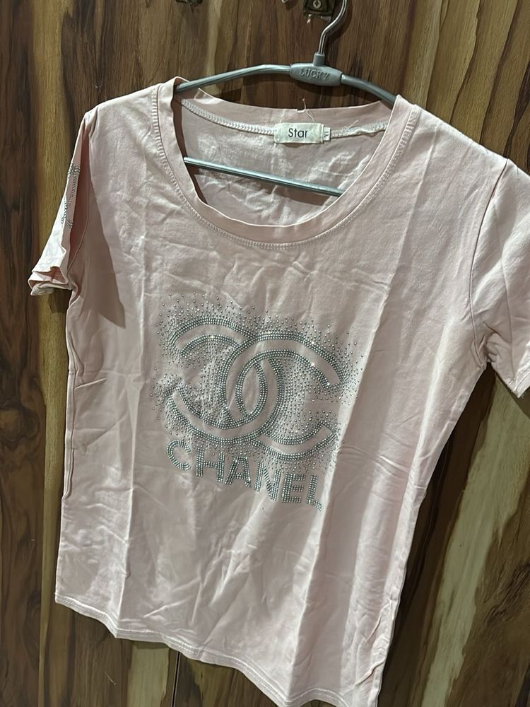 Pink Graphic Tee