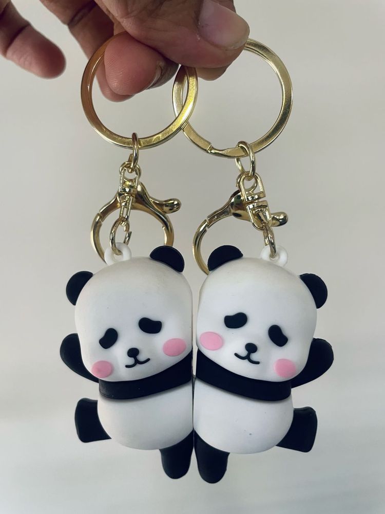 Cute Panda Keychains (Set of 2)