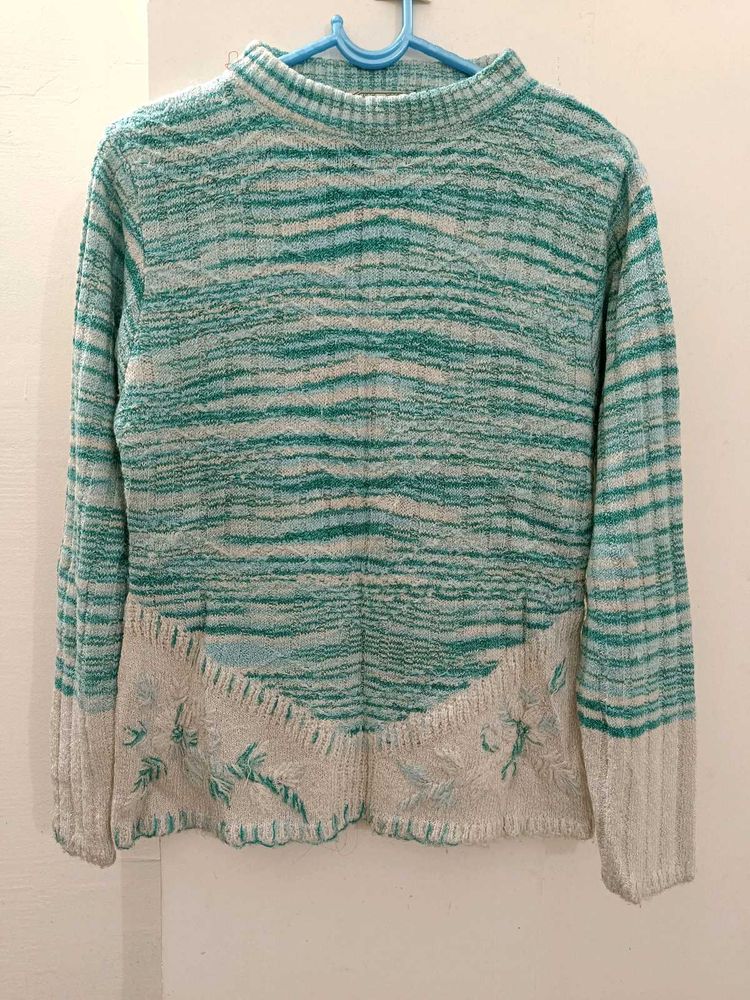 Striped Knit Sweater