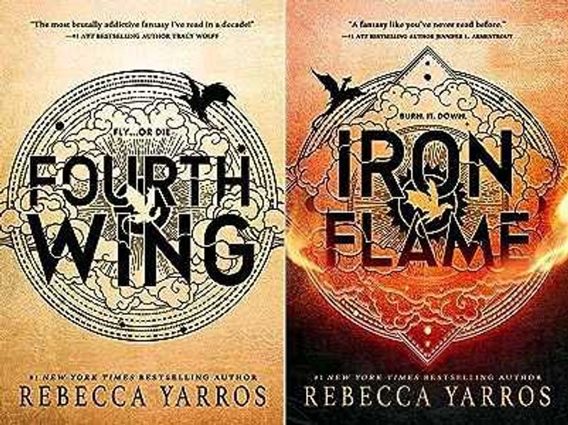 Iron Flame + Fourth Wing Book