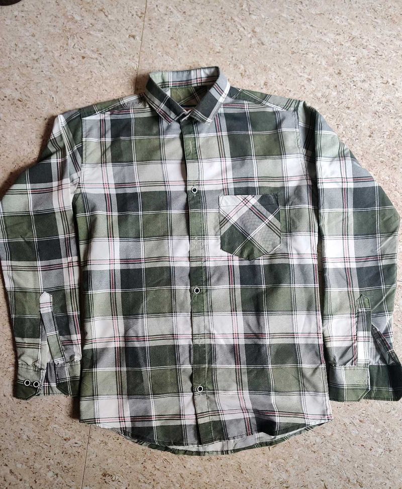 Checked Long Sleeve Shirt