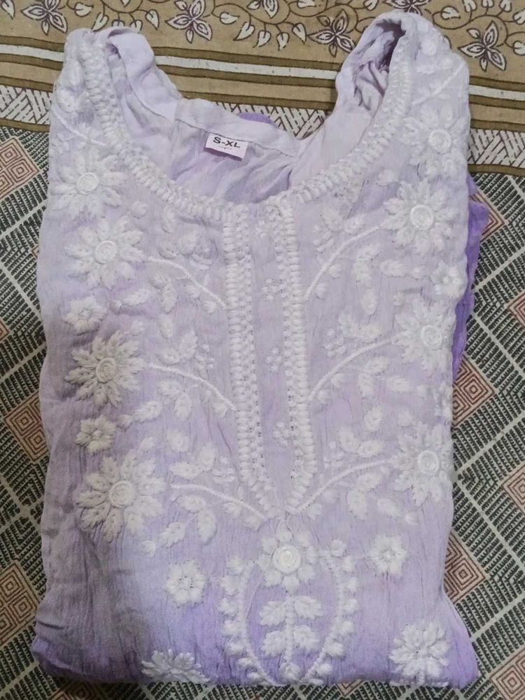 Chikankari Embroidered Kurta